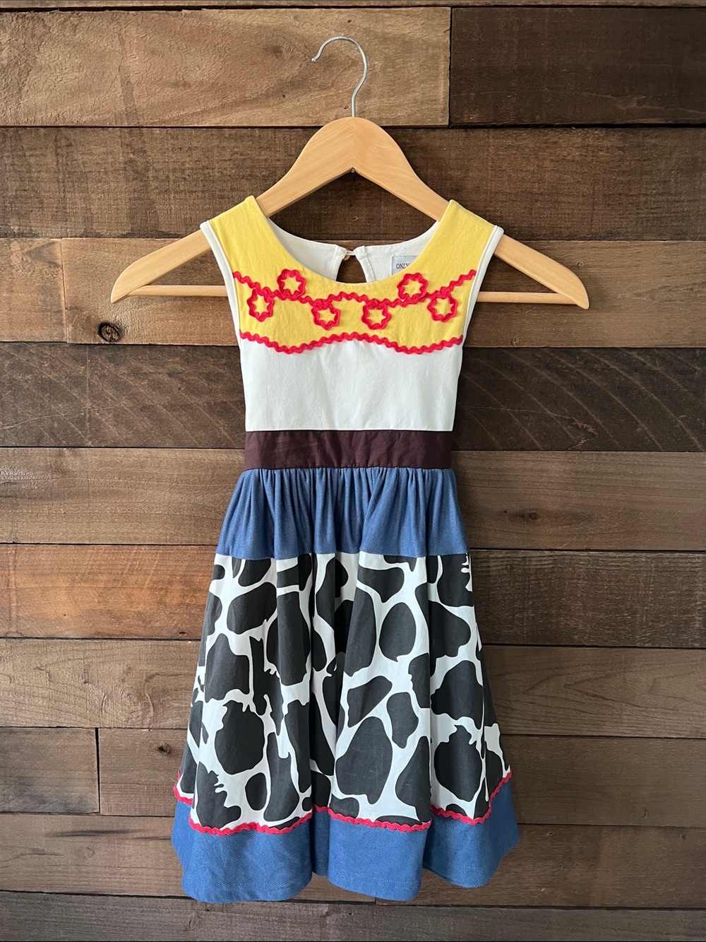 Only Young Once Girls' Original Toy Story Cowgirl Jessie Twirl Dress Size 6
